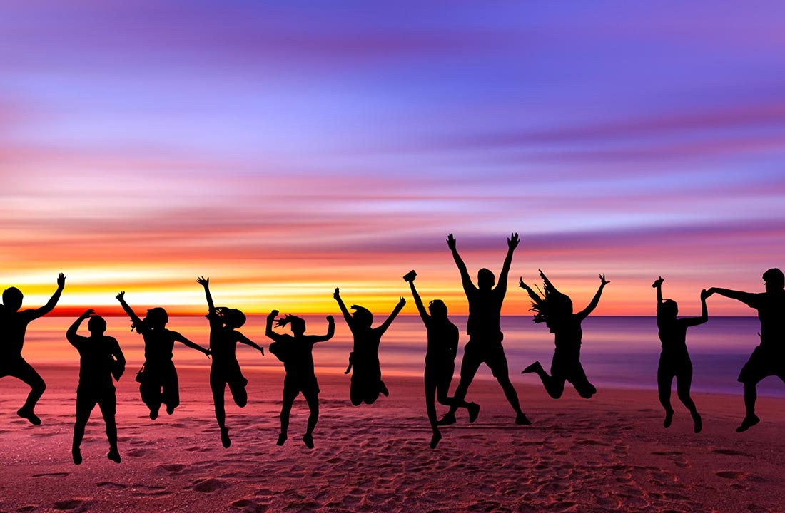 Csapatépítés, naplemente